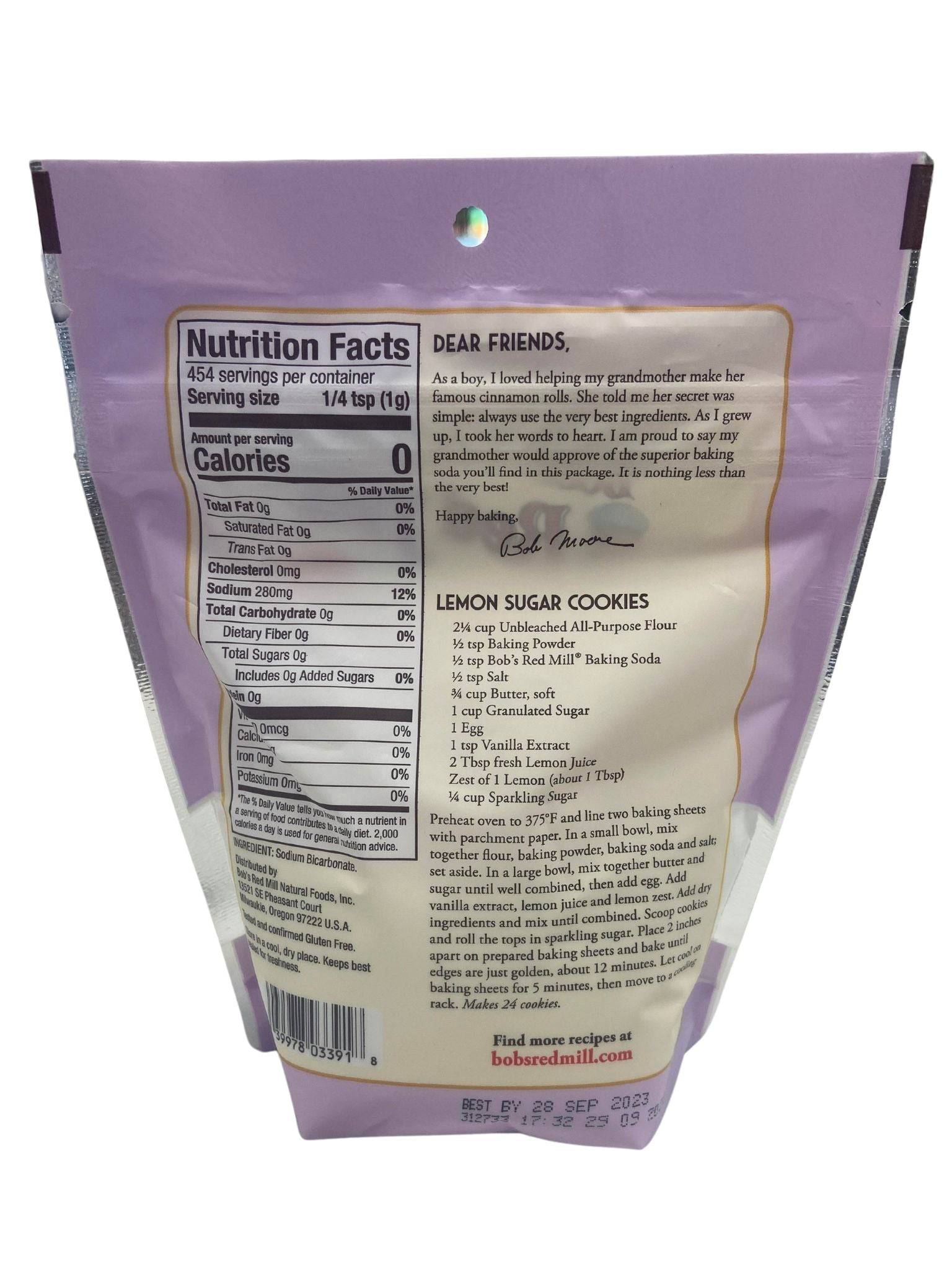 Baking Soda, Gluten-Free, Bob's Red Mill