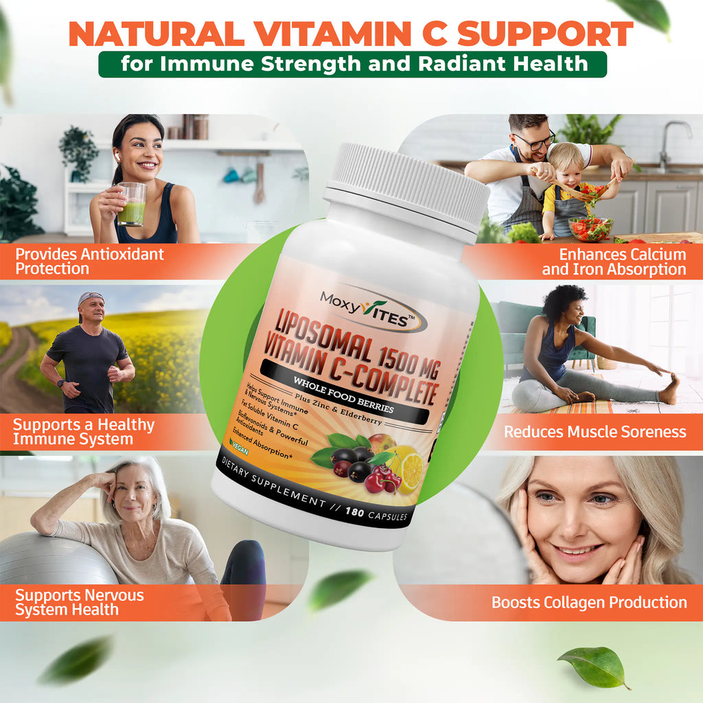 Liposomal Vitamin C with Zinc, Organic Elderberry